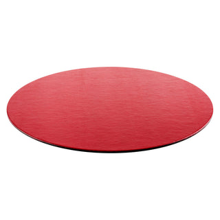 Cranberry Lizard Ttop Placemat Round Felt 14.5 In Dm