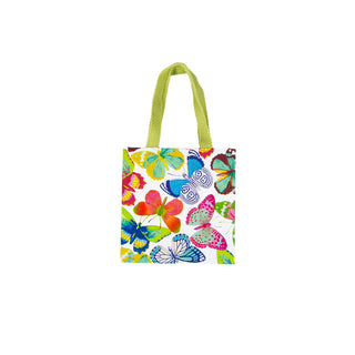 Butterflies Gift Bag Sm Sq. 5 3/4X2 1/2 X 5 3/4