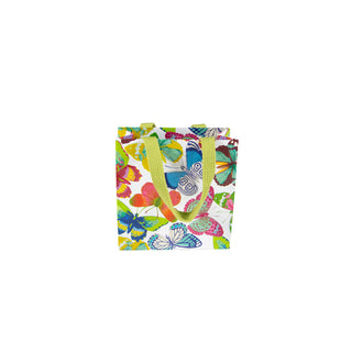 Butterflies Gift Bag Sm Sq. 5 3/4X2 1/2 X 5 3/4