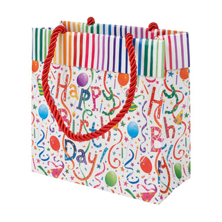 Happy Birthday Gift Bag Sm Sq. 5 3/4X2 1/2 X 5 3/4