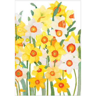 Daffodils Easter Greeting Card - 1 card with envelope