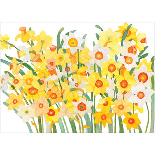 Daffodils Easter Greeting Card - 1 card with envelope
