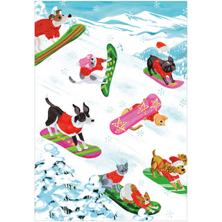 Off Leash Embellished Greeting Card