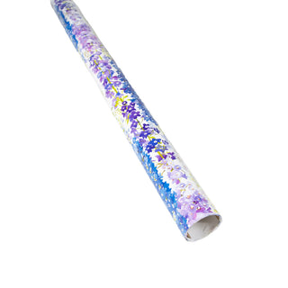 Delphiniums Roll Wrap 30 Inch X 8Ft-2 Inch Core