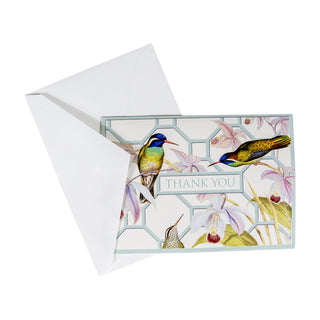 Hummingbird Trellis Thank You Notes Boxed 8 In