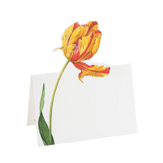 Redoute Floral Place Cards Die Cut Package 8 In
