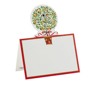 On The 12th Day Place Cards Die Cut Package 8 In