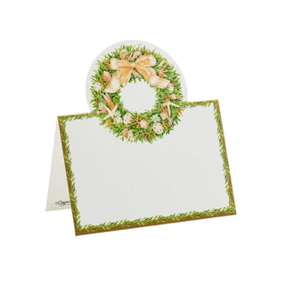 Shell Wreath Place Cards Die Cut Package 8 In