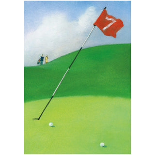 On The Links Father's Day Greeting Card - 1 card with envelope