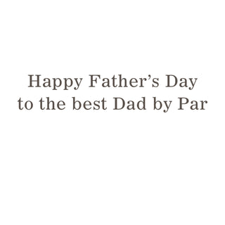 On The Links Father's Day Greeting Card - 1 card with envelope