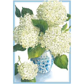 White Hydrangeas Mother's Day Greeting Card - 1 card with envelope