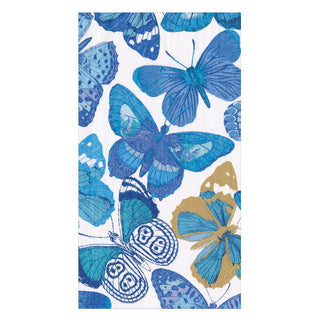 Butterflies Blue Guest Towel