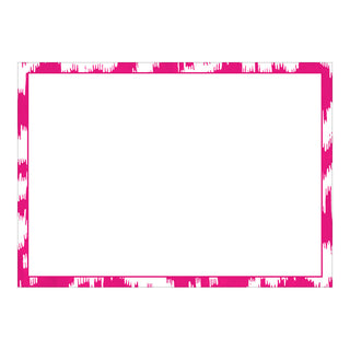 Modern Moire Fuchsia Correspondence C Size Printed 12-In