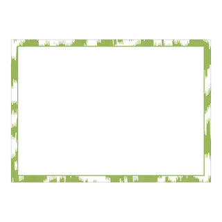 Modern Moire Green Correspondence C Size Printed 12-In