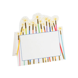 Candles Place Cards Die Cut Package 8 In