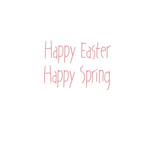 Easter Egg Wreath Easter Die Cut Greeting Card - 1 card with envelope