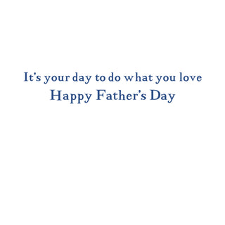 Dog And Guitarist Father's Day Greeting Card - 1 card with envelope