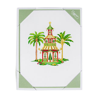 Christmas Pagodas Asst A Size Notes 10-In