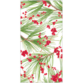 Berries And Pine Money Card - 1 card with envelope