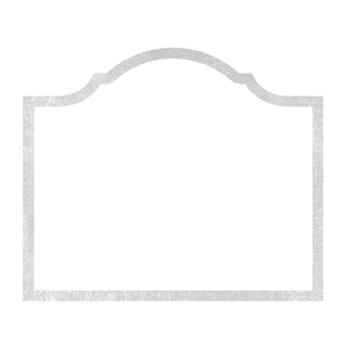 Arch Silver Foil Place Card Gallery 8 In D-Cut Foil