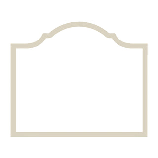 Arch Flax Place Card Gallery 8 In Die-Cut