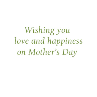 Herb Basket Mother's Day Die Cut Greeting Card - 1 card with envelope