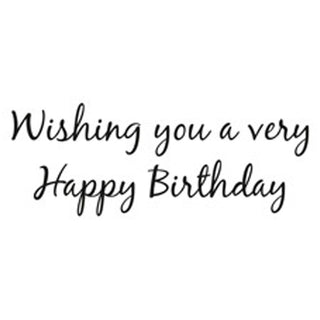 Typewriter Birthday Greeting Card - 1 card with envelope