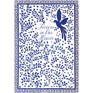 Birds And Leaves Sympathy Greeting Card - 1 card with envelope