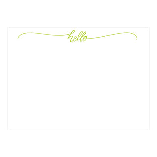 Hello Script Correspondence C Size Printed 12-In