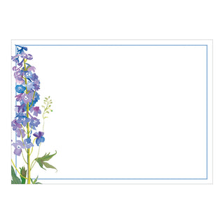 Delphinium Correspondence C Size Printed 12-In