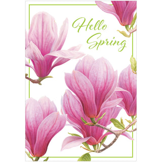 Tulip Magnolias Easter Greeting Card - 1 card with envelope