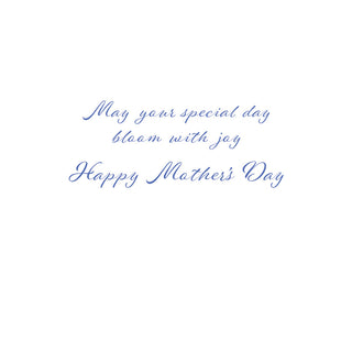 Scattered Spring Flowers Mother's Day Greeting Card - 1 card with envelope