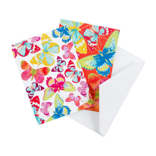 Butterflies Assorted Notes 8-In Box