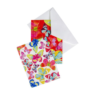 Butterflies Assorted Notes 8-In Box