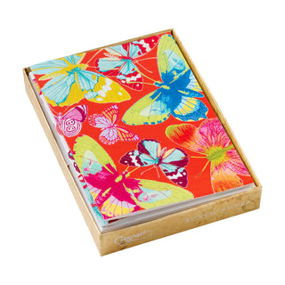 Butterflies Assorted Notes 8-In Box