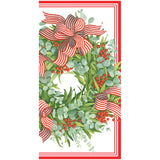 Ribbon Stripe Wreath Money Cards