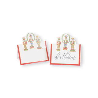 Nutcracker Christmas Foil Place Card 8 In Die-Cut Foil