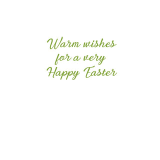 Easter Bunnies And Grasses Easter Greeting Card - 1 card with envelope