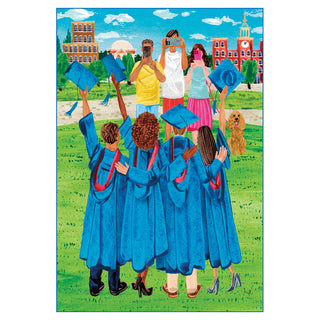 Graduation Photo Blank Greeting Card - 1 card with envelope