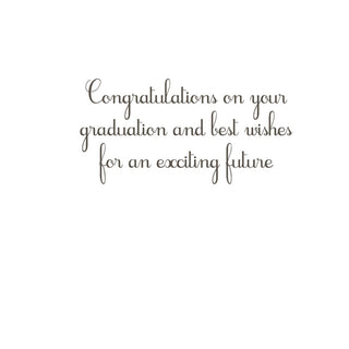 Stack Of Books And Grad Cap Graduation Die Cut Greeting Card - 1 card with envelope
