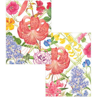 Floral Trellis Assorted Notes 8-In Box