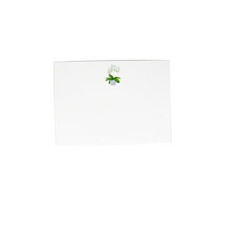 White Orchid Correspondence C Size Printed 12-In