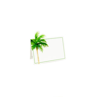 Painted Palm Tree Place Card 8 In Die-Cut