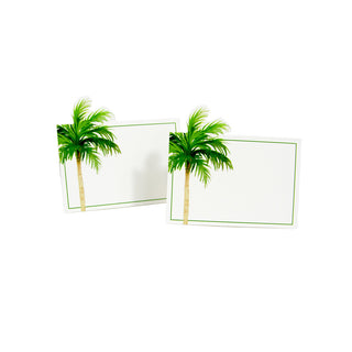 Painted Palm Tree Place Card 8 In Die-Cut