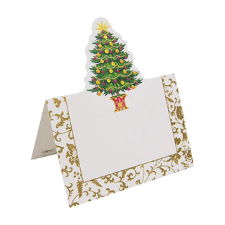 Gilded Tree Place Cards Die Cut Package 8 In