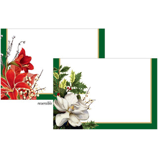 Christmas Garden Foil Place Card 8 In-Foil