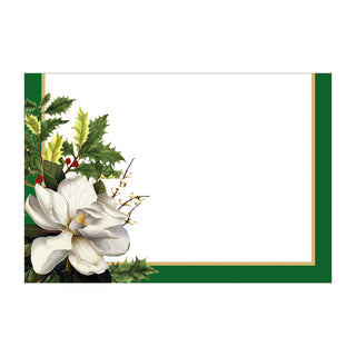 Christmas Garden Foil Place Card 8 In-Foil