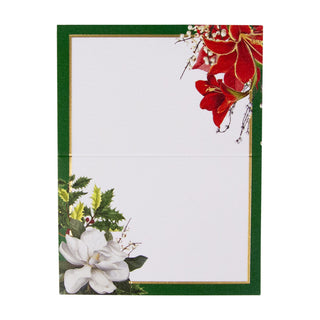 Christmas Garden Foil Place Card 8 In-Foil