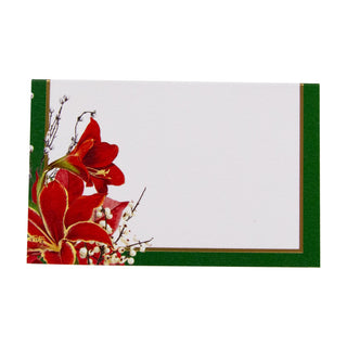 Christmas Garden Foil Place Card 8 In-Foil