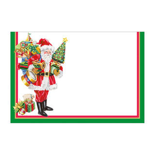 Mr. Claus Foil Place Card 8 In-Foil